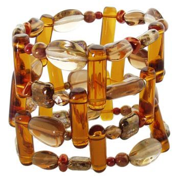 Karen Marie - Expandable Cuff - Golden Honey & Amber