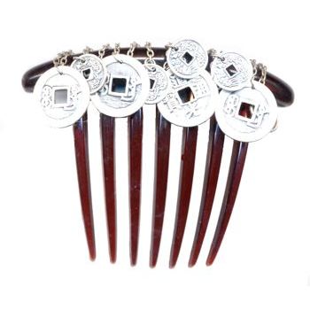 Evita Peroni - Eisa Comb - Pewter (1)
