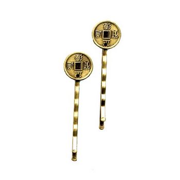 Evita Peroni - Frieda Bobby - Brass (Set Of 2 Bobby Pins)
