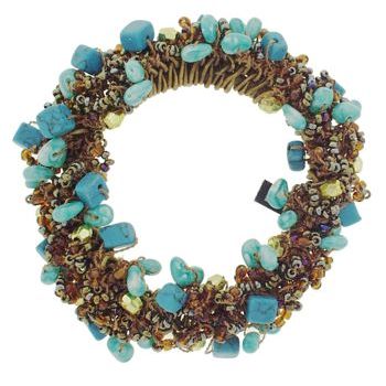 Evita Peroni - Manza Twist - Turquoise (1)