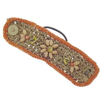 Evita Peroni - Opaue Pony Elastic - Gingerbread (1)
