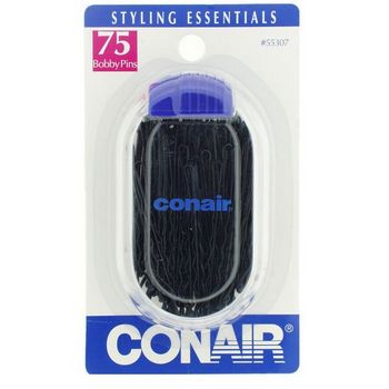 Conair Accessories - Bobby Pins - 75 pc in a case - Black