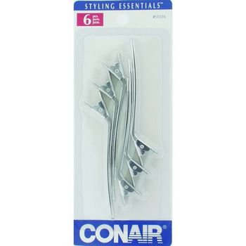 Conair Accessories - Hair Clips - Large Salon Style - 6pc