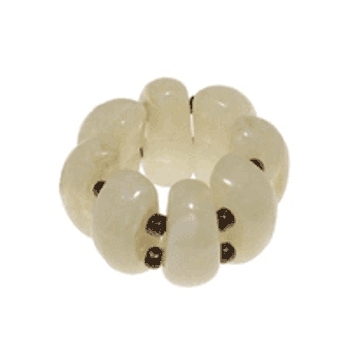 Evita Peroni - Eia Pony Twist - Ivory (1)