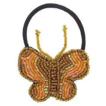 Evita Peroni - Dalenna Pony Elastic - Venetian Gold (1)