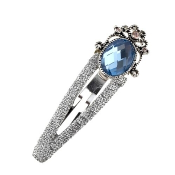 Evita Peroni - Vonny Spring Clip - Aquamarine