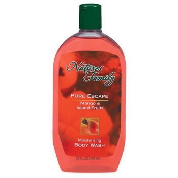 Natures Family - Body Wash - Mango & Island Fruits - 25 fl. oz.