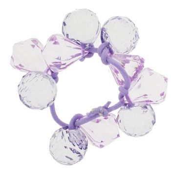 Conair Accessories - Geo Bauble Ponytail Holder - Lilac