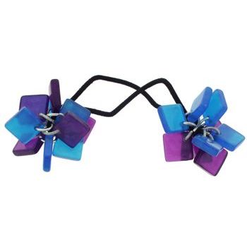 Conair Accessories - Granite Ponytailer - Violet & Blue Small Chips (1)