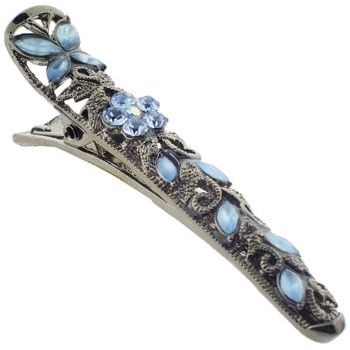 Conair Accessories - Jeweled Hair Clip - Blue (1)