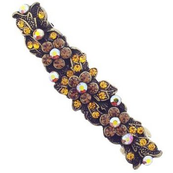 Conair Accessories - Diamond Floral Barrette - Topaz