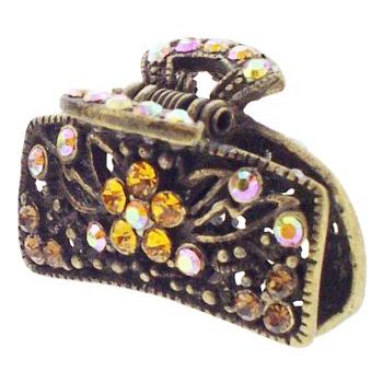 Conair Accessories - Jeweled Hair Clip - Amber (1)