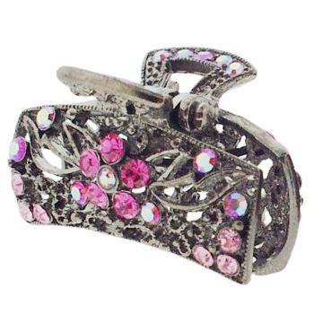 Conair Accessories - Jeweled Hair Clip - Pink (1)