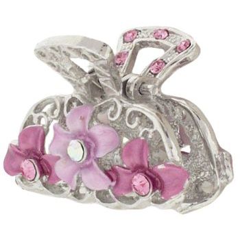 Conair Accessories - Enamel Floral Hair Clip - Rose