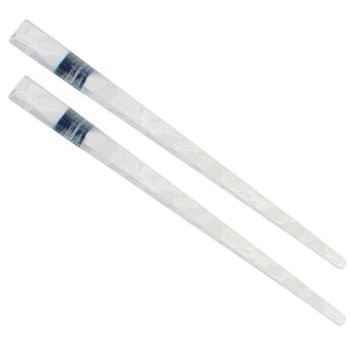 Bellissima - Lace Chopsticks - Clear, White & Blue (2)