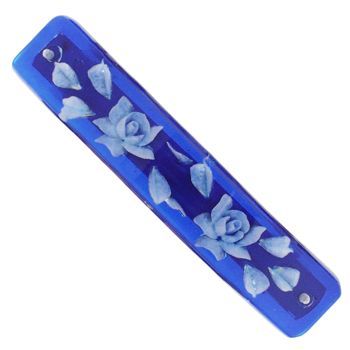 Conair Accessories - Large Barrette - Infused Flower - Blue