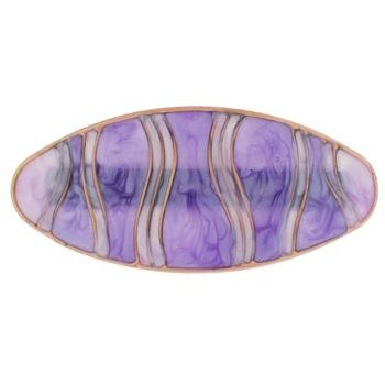 Conair Accessories - Stain Glass Clasp Barrette - Lavender (1)