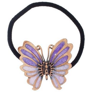 Conair Accessories - Stain Glass Butterfly Ponytailer - Lavender (1)