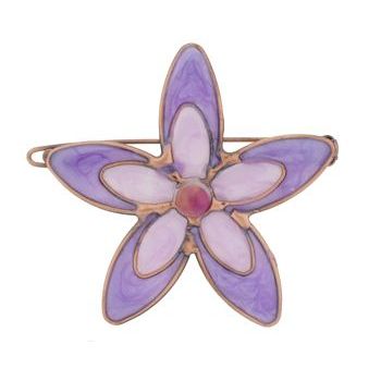 Conair Accessories - Stain Glass Jeanwire Barrette - Lavender (1)