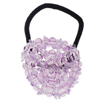 Conair Accessories - Semi Precious Cluster Ponytailer - Lavender/Crystal (1)