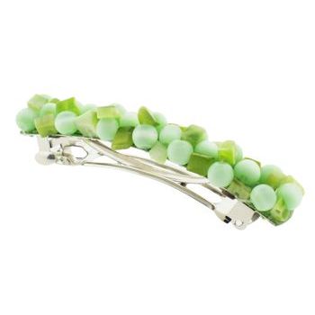 Conair Accessories - Semi Precious Cluster Barrette - Green (1)