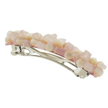 Conair Accessories - Semi Precious Cluster Barrette - Pink (1)