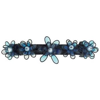 Conair Accessories - Color Wire Flower Barrette - Blue (1)