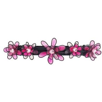 Conair Accessories - Color Wire Flower Barrette - Rose (1)