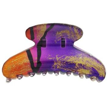 Conair Accessories -  Jaw Clip - Purple w/Accents