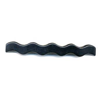 France Luxe - Wavy Long Barrette - Black