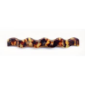 France Luxe - Wavy Long Barrette - Ecorce