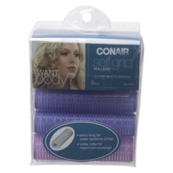 Conair - Extra Long Self Grip Rollers - 9 Pieces  2 Sizes