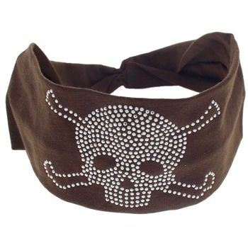 Dana Tag - Skull Studded Bandeau - Brown