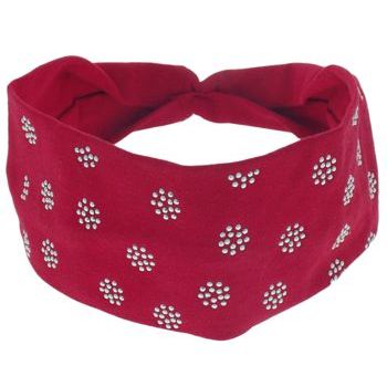 Dana Tag - Circle Studded Bandeau - Red