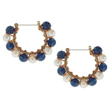 Evita Peroni - Farah Earrings - Montana Blue