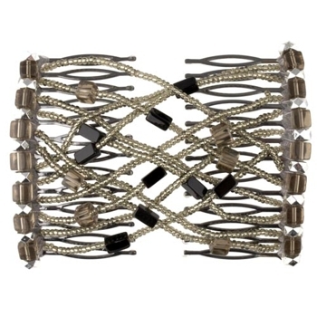 Evita Peroni - Renee Double Comb - Black Diamond