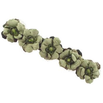 Evita Peroni - Bidda Clip - Damask Green (1)