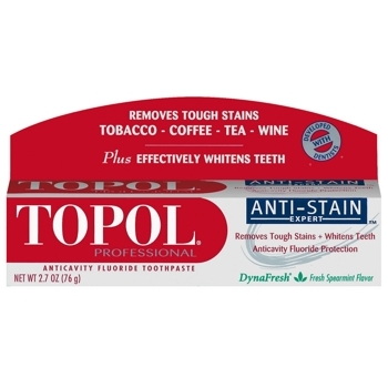 Topol - Professional Anti-Stain Expert - Spearmint Toothpaste - 2.7 oz