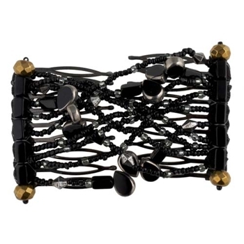 Evita Peroni - Caris Double Comb - Jet