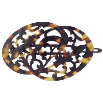 Charles Wahba - Filigree Medallion Barrette - Tokyo (1)