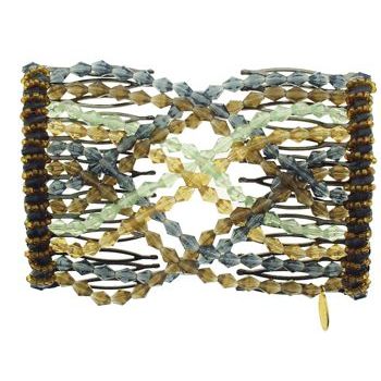 Evita Peroni - Seba Comb - Unique - Connected Brass Comb w/Multi Gold Hues (1)