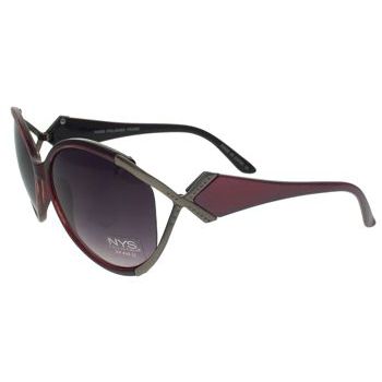 NYS Sunglasses - Elite UV Collection - Kate Spade Inspired Cut Out Sunglasses - Ruby