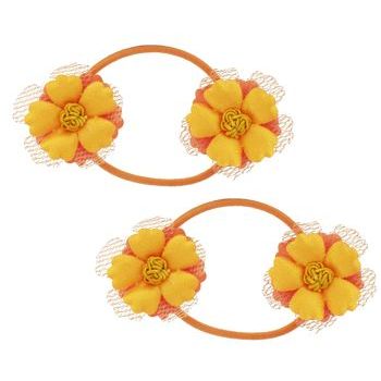 Evita Peroni - Chip Pony Elastic - Sun Orange (2 pieces)