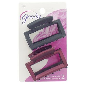 Goody - Marie Claw Clips - Frosted Bronze & Black (Set of 2)