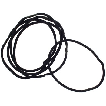 SOHO BEAT - Sexy Styles - Hair Friendly Elastic - .25 cm - Set of 5 - Black