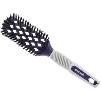 Conair Accessories - Anti Static Ceramic 100% Boar Brush - Purple