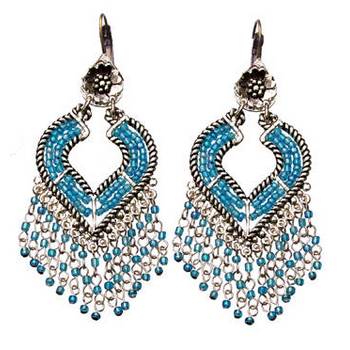Evita Peroni - Elaine Earrings - Sapphire
