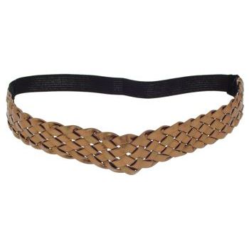 SBNY Accessories - Grecian Bronze Mega Braid Stretch Headband