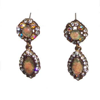 Evita Peroni - Nellie Earrings - Crystal