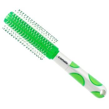 Conair Accessories - Lots Of Dots - Round Bristle Brush - Lime (1)